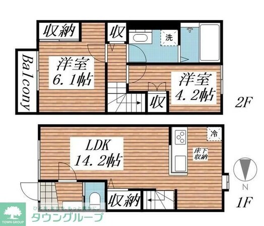 フェリスの物件間取画像